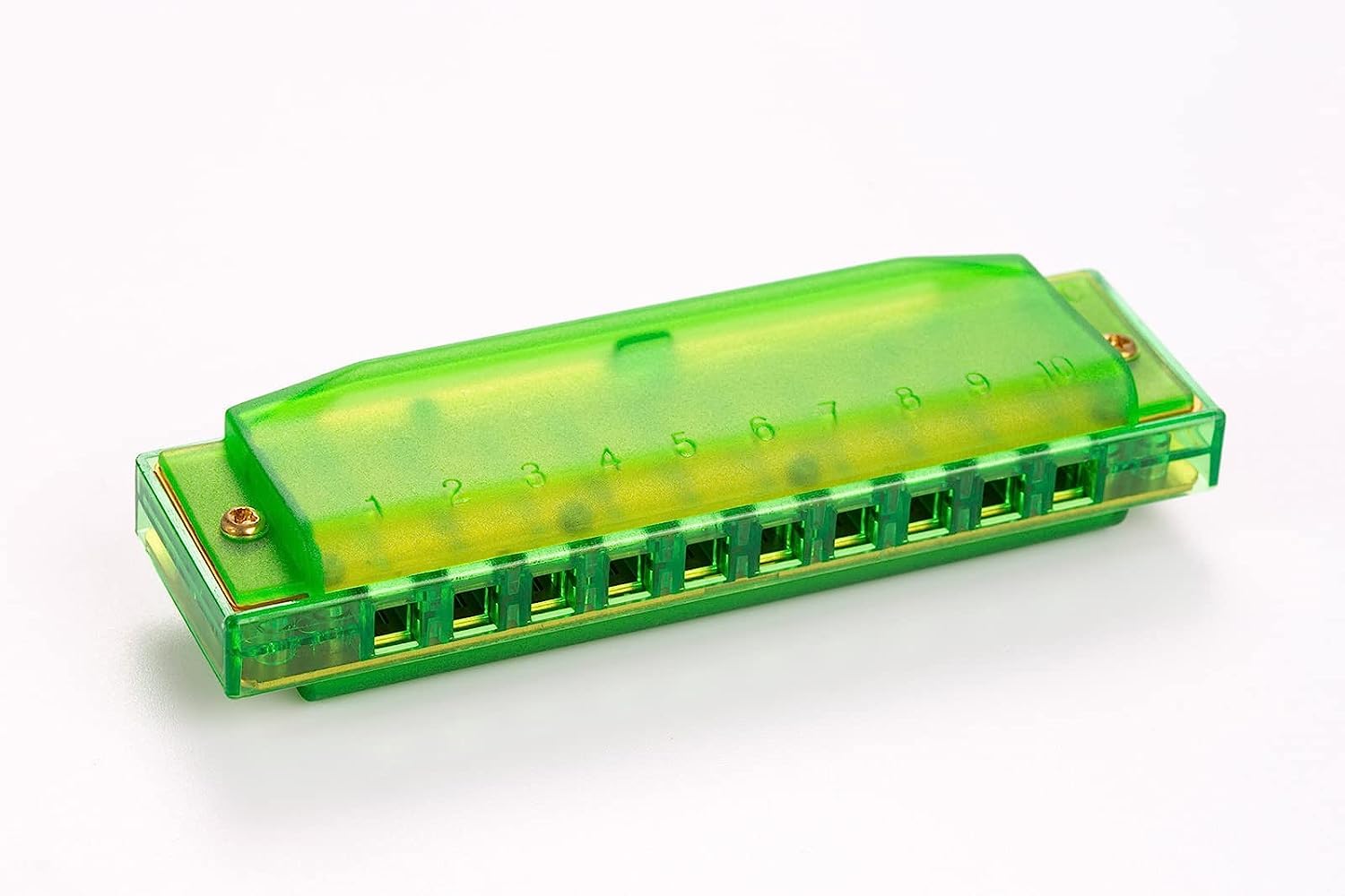 

HOHNER Translucent Harp Green 10 holesC tone
