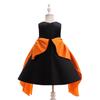 Halloween Witch Costume for Kids - European & American Style Cosplay Dress with Pumpkin Print