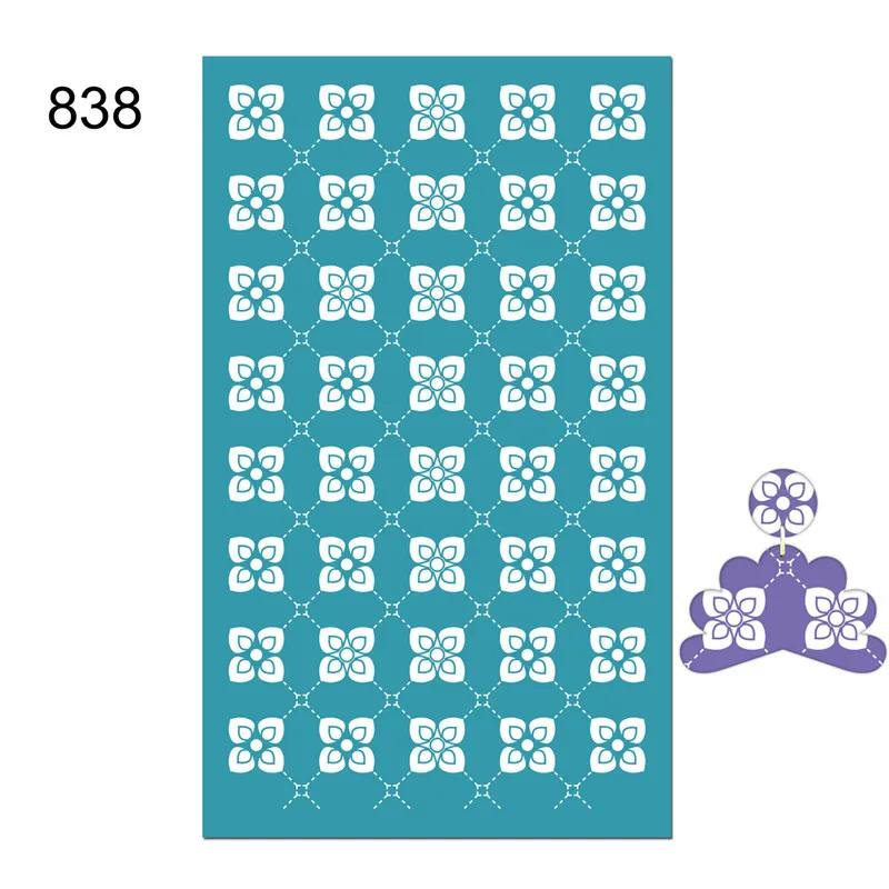 Silk Screen Stencils for Polymer Clay 29 Styles Silk Screen Printing Tool for Polymer Clay Stamp Embosser Earring Jewelry Making
