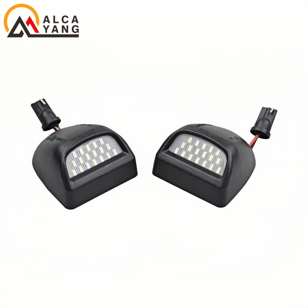 LED License Plate Lights for Chevrolet Silverado 1500 2500 3500 Avalanche GMC Sierra Suburban Tahoe Cadillac Escalade