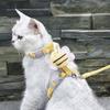 Cat Harness Cute Bee Style Pet Harnesses And Set Adjustable Harness for Cats Small Dogs Cat Accessories