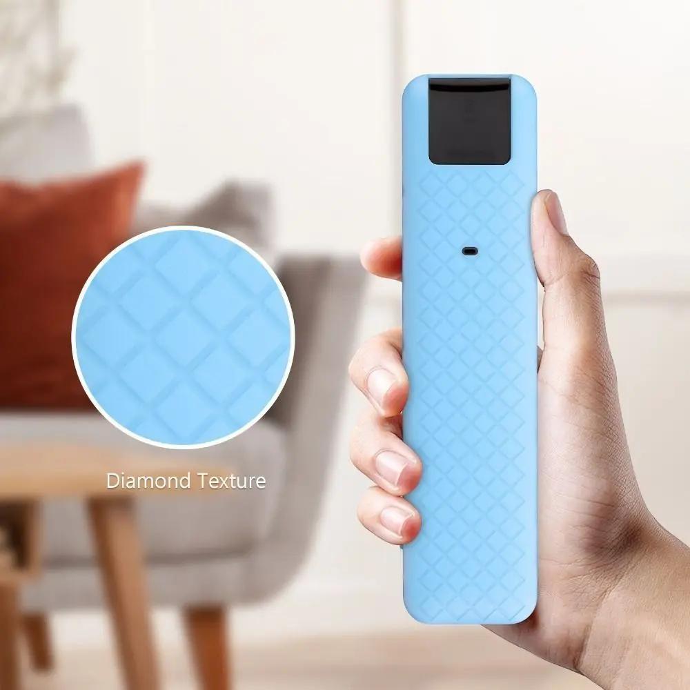 Hochwertige Silikon-Schutzhülle Stoßfester Protektor Weiche Hülle mit Lanyard Fernbedienungs-Hülle für LG MR25GA