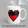 Magic Mug Loving Heart Temperature  Color Changing Mug Heat Sensitive Cup Coffee Tea Milk Mug Valentine's Day Gifts Girl friend