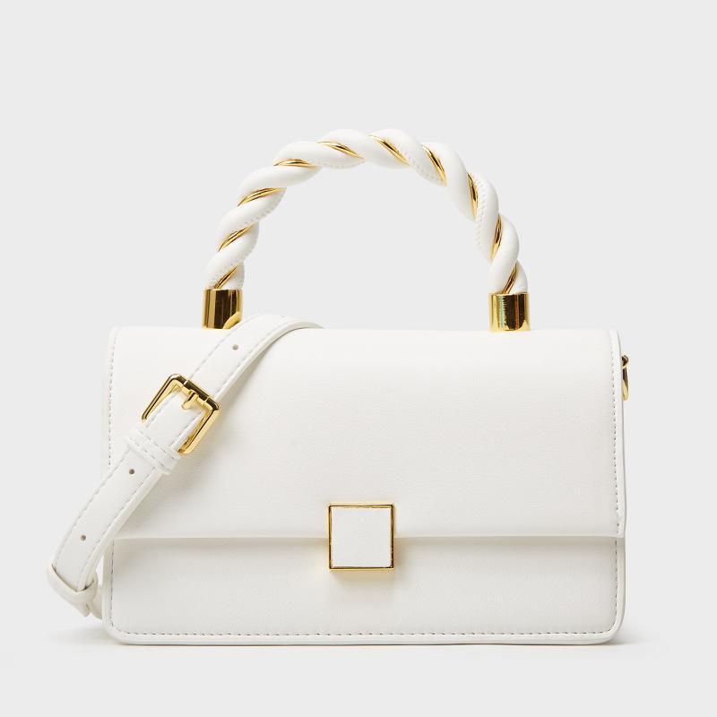 Summer Women's Bags Are Easy To Pair with Twisted Small Square Bags, Fashionable Socialite Handbags, and Single-shoulder Crossbody Bags