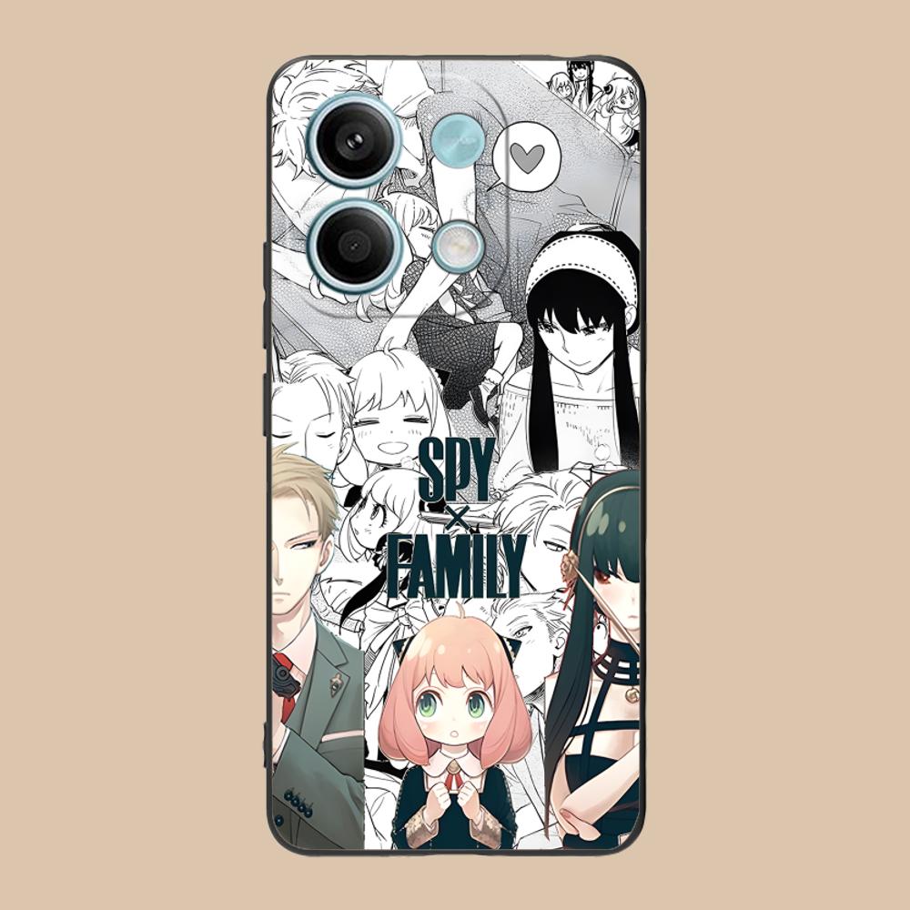 

Anime Spy Family Mobile Phone Case for Xiaomi 15 14 13 12 Mi 11 T Ultra Lite Pro S X 5G Colorful Printing Cover Cover Cellphones Xiaomi 11T Pro