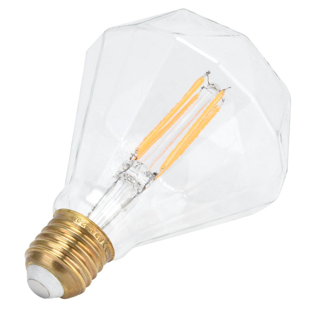 LED Light Bulb E27 4W Vintage Decorative Filament Lamp for Chandelier Wall Lamp 220V Warm Light