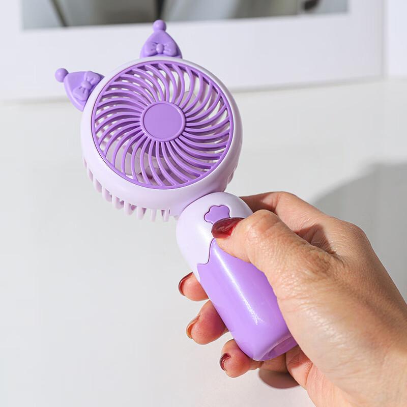 Mini Portable USB Rechargeable Handheld & Desktop Fan (5-Pack)