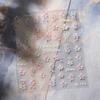 1 PCS 5D Glitter Light Pink Begonia Flower Nail Art Sticker Exquisite Design High Quality Decorative Decal Nail Sticker