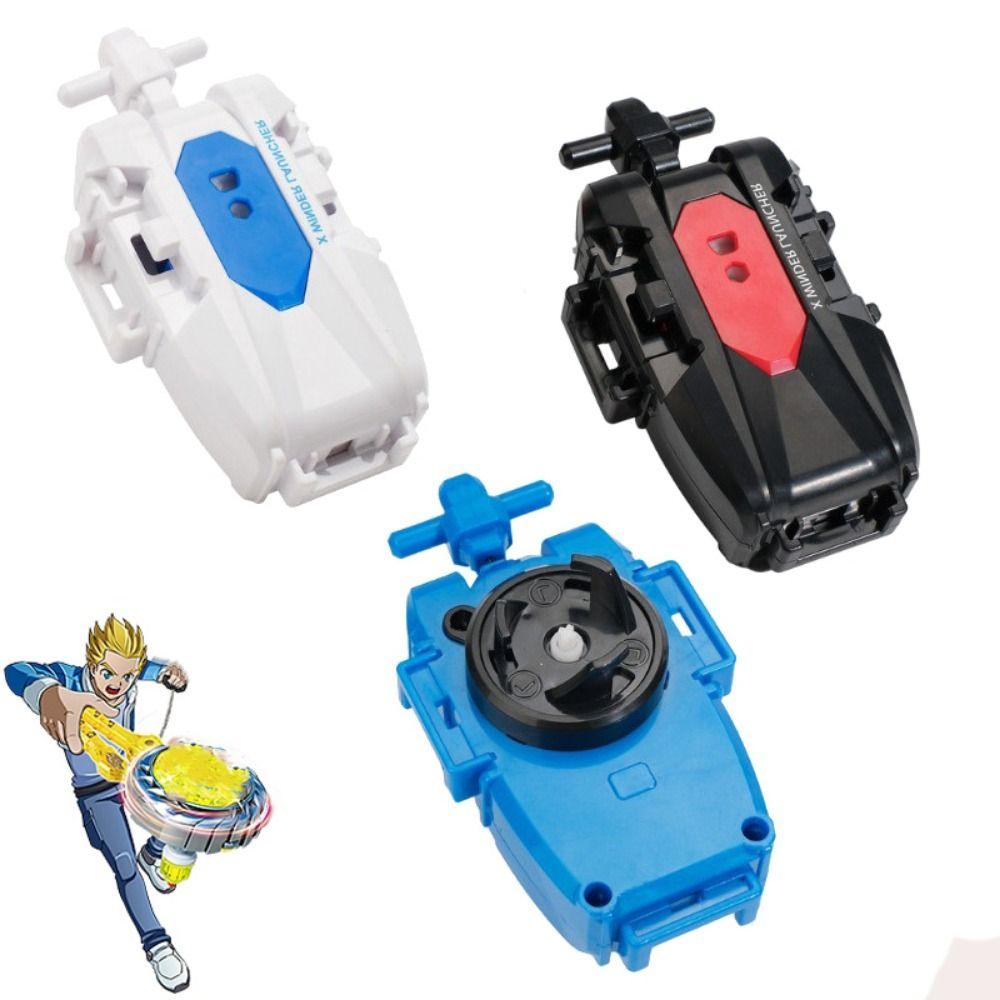 Spinning Tops Gyro Reverse Wire Launcher Multicolor Transmitter Handle Fighting Gyro  Children