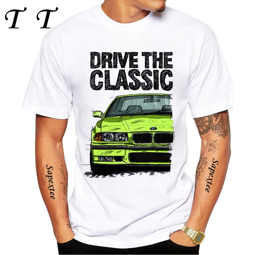 Retro Turbo Classic E36 E28 Evolution Car Fan T-Shirt Men Short Sleeve Hip Hop Boy Casual Tops Retro Legend E30 Car Design Tees
