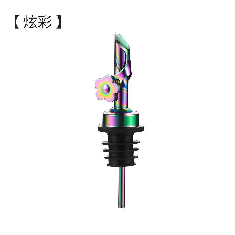 Stainless Steel Wine Pourer Cocktail Stopper Auto Opening Closing Cap Champagne Dispenser Oil Bottle Spout Bartender Bar Tool