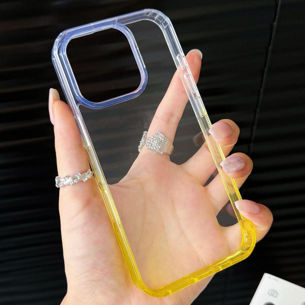 Zweifarbige Farbverlauf-Telefonhülle für Apple 16 Pro Max/14 Pro