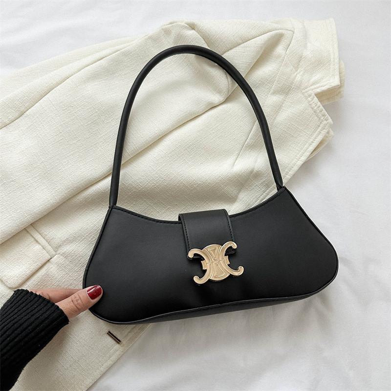 

Fashionable Korean Style Women s Underarm Bag Chic Casual Shoulder Tote In Black White Green Pink Brown Khaki чёрный
