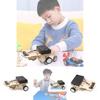 Educational Diy Wooden Science Experiment Tracing Car Model For Elementary School Students Handmade Technology