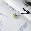 Серебряное кольцо с хризолітом 6.933ct, вес изделия 4,06 гр (2150701)