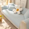 Sofa Cushion, Cotton And Linen, Universal In All Seasons, Non-Slip And Simple  New Cover, Cushion, Cover Towel, Small And Fresh Foreign Air