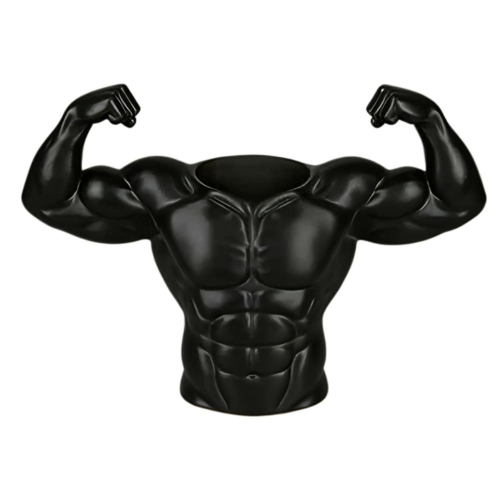 Muscular Form Ornament 3D Printed Pen Stand Funny Pen Container Desktop Organizer  Stationery