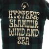 HYSTERIC WIND AND SEA Collaboration Check Pattern Boa Ranch Coat Men's Used