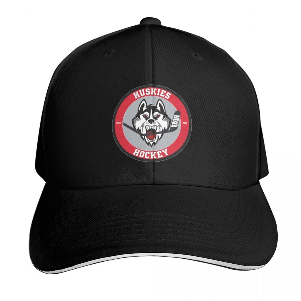 Huskies Hockey Team Baseball Cap Snapback Cap Rave Wild Ball Hat Designer Hat Ladies Unisexs