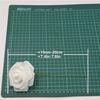 50 teile/pakete Weiß PE Rose Künstliche Blume Kopf Mit Stiel DIY Bouquet Hochzeit Party Dekoration Sammelalbum Liefert