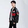 F1 racing suit leather jacket embroidered racing jacket men's baseball couple jacket motorcycle cycling suit windproof jacket