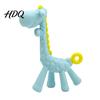 Baby Gum Massager Giraffe Teether Silicone Chewing Toy for Soothing Gums Anti-Choking