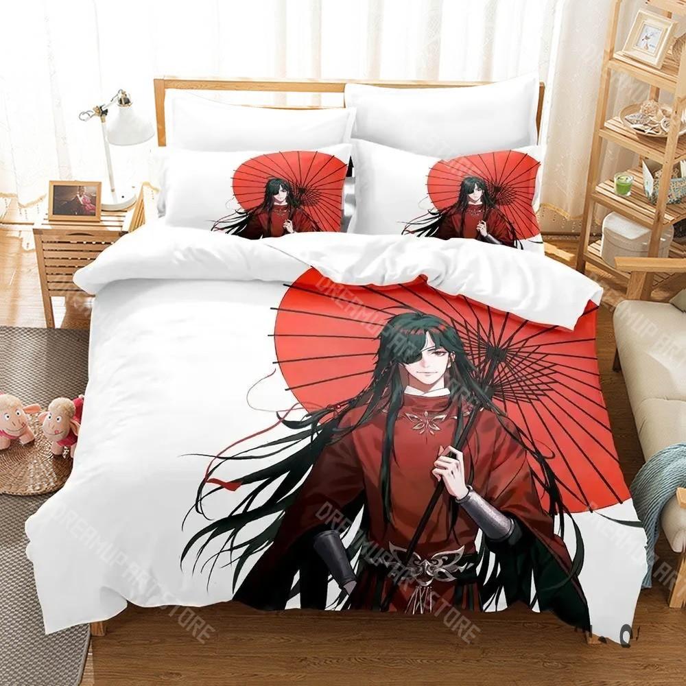 Heaven Official's Blessing Tian Guan Ci Fu Bedding Set for Boys Girls Duvet Cover Twin Queen King Full Single Double Sizes