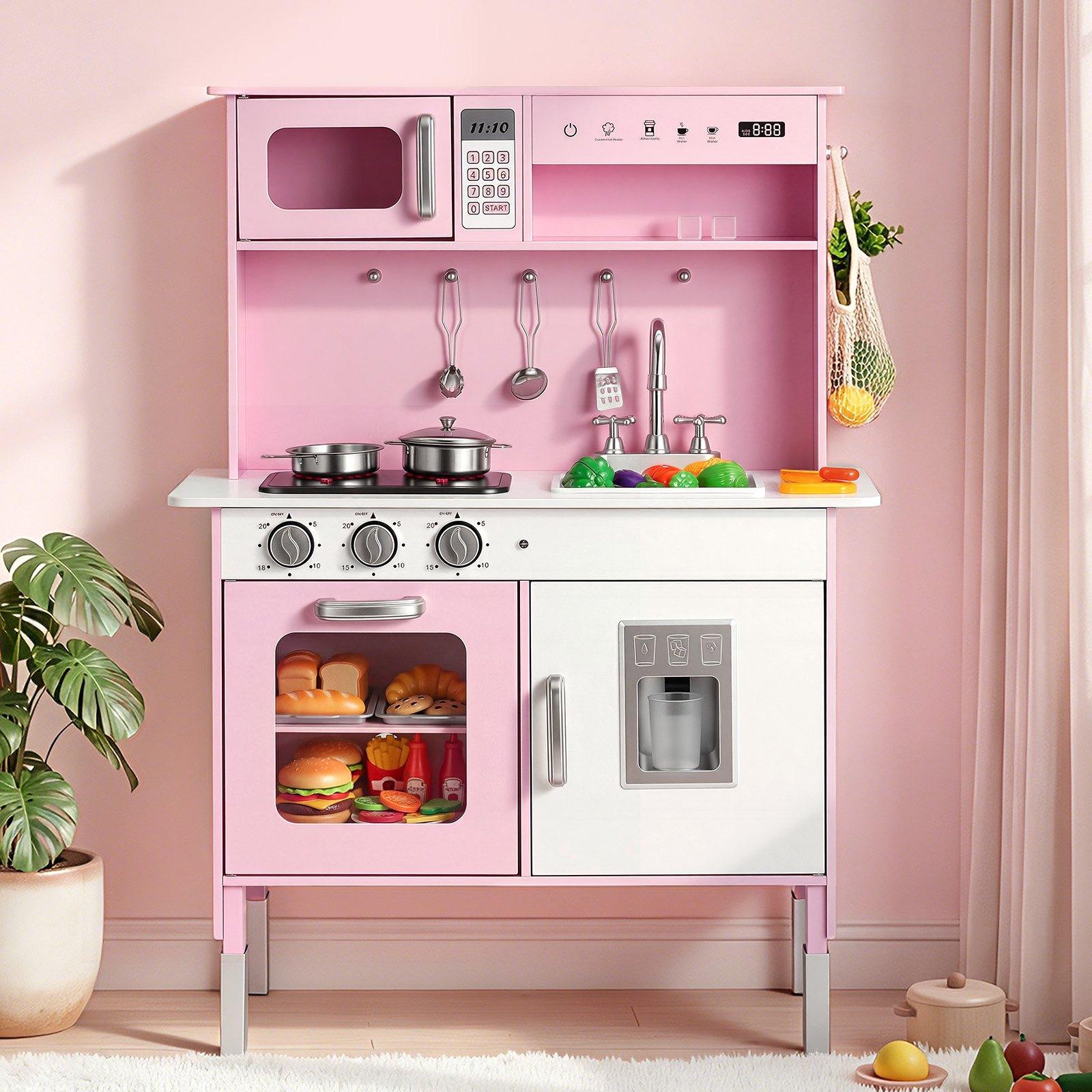VEVOR Play Kitchen for Kids, Wooden
