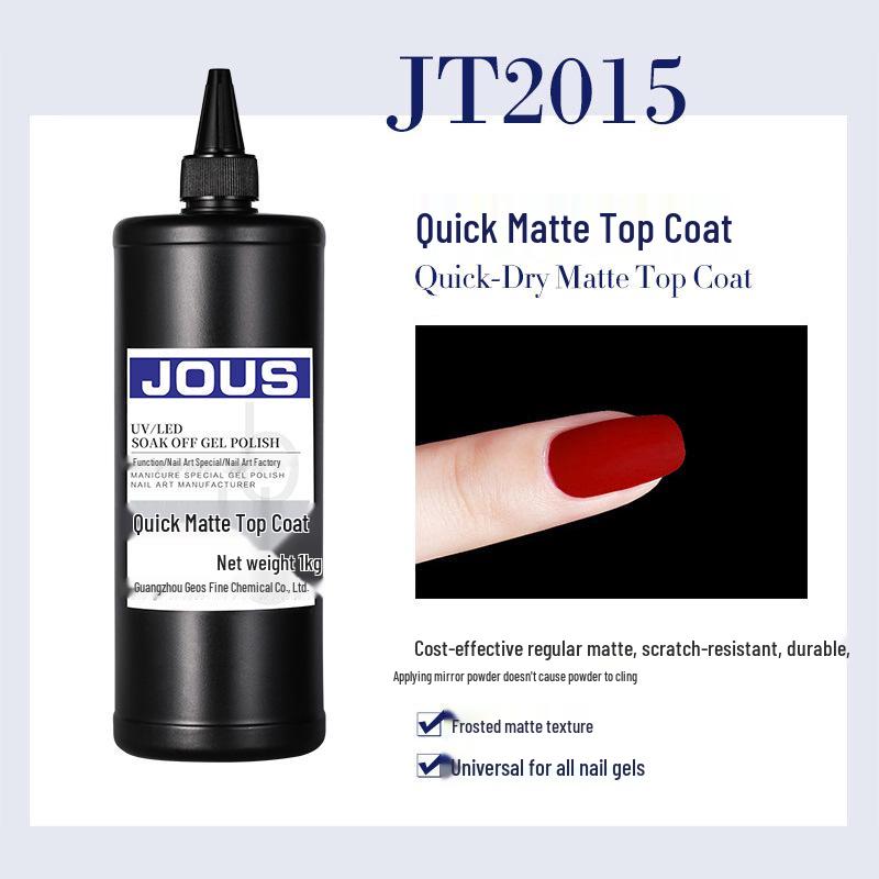 2026 Matte Builder Gel Pack: Wash-Free Base & Top Coat for Nail Salons, Large Bottle
