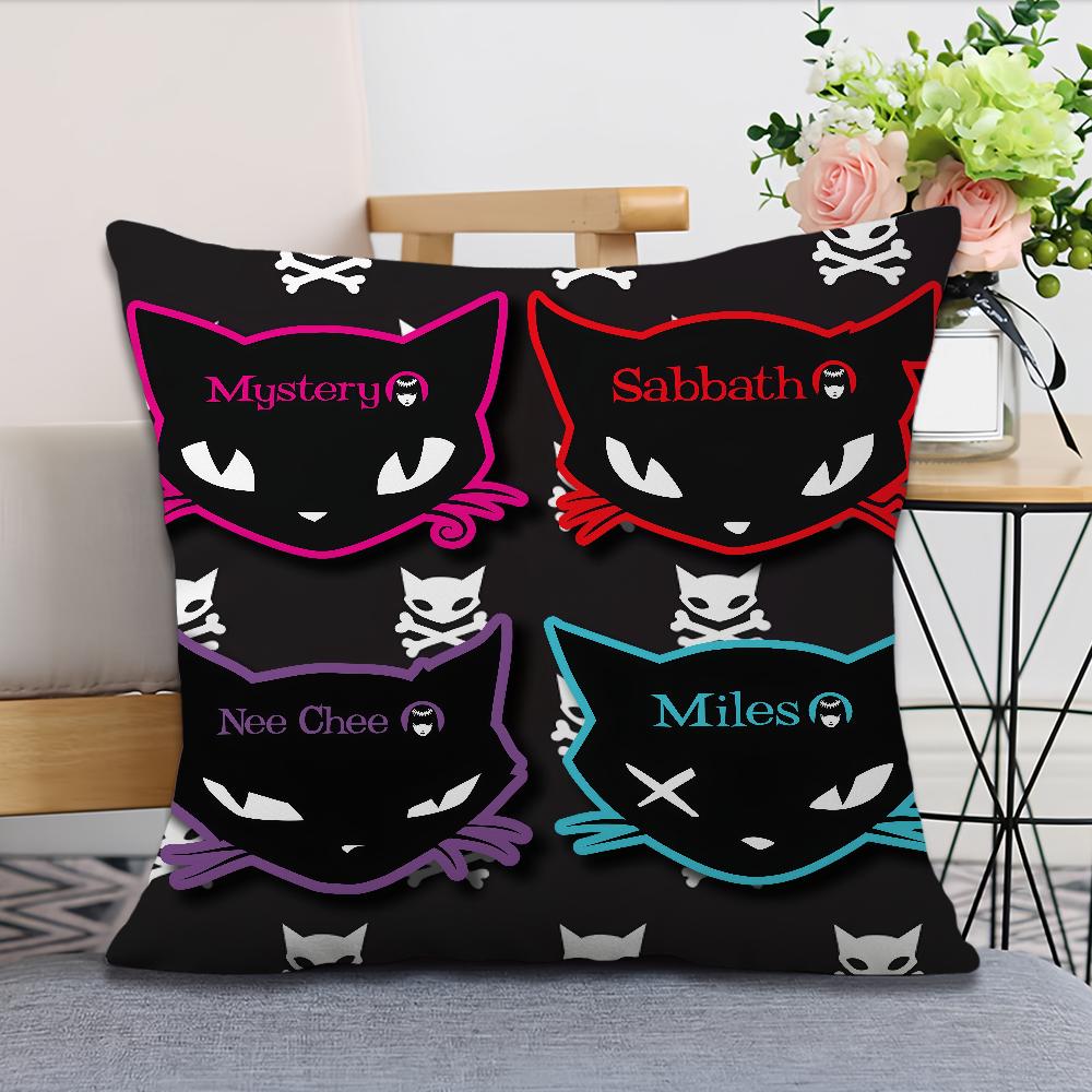 soft Comfortable Pillow Case Cartoon for Sofa Living E-Emily Room The Home Strange office Decor Cool Protective Covers