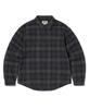 THISISNEVERTHAT Gd Lightning Bear Plaid Shirt Navy