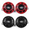 2 Teile/satz Rot/Schwarz Super Laute Kompakte Elektrische Blast Tone Air Horn Kit 12V 115DB für Motorrad auto