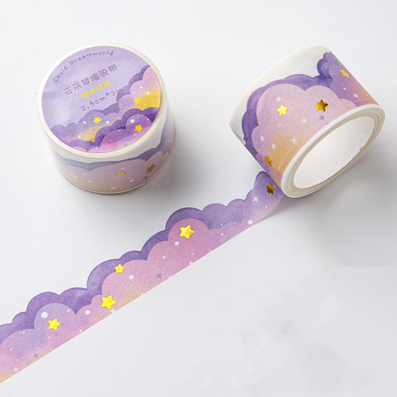 5m Cartoon Animal Plants Pattern Washi Tape Decorative Sticker Stationery Planner Tape Sticker DIY Scrapbooking Journal Decor