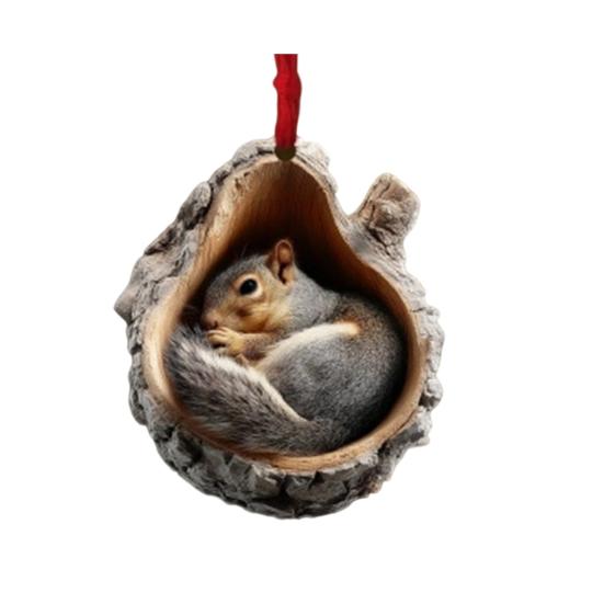 

Лесные животные Желуди Украшения Украшения для рождественской елки 2026 Акриловые лесные существа Подвесные украшения для домашнего декора Деревенские подарки 8 cm T