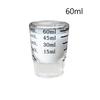 Measuring Cups with Scale Glass for Kitchen, Small Measuring Cups for Cocktail, Ounce, Round Espresso, Bar Drinker, Milk Tea Too