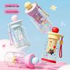 Kids' Portable Plastic Straw Cup with Tea Infuser