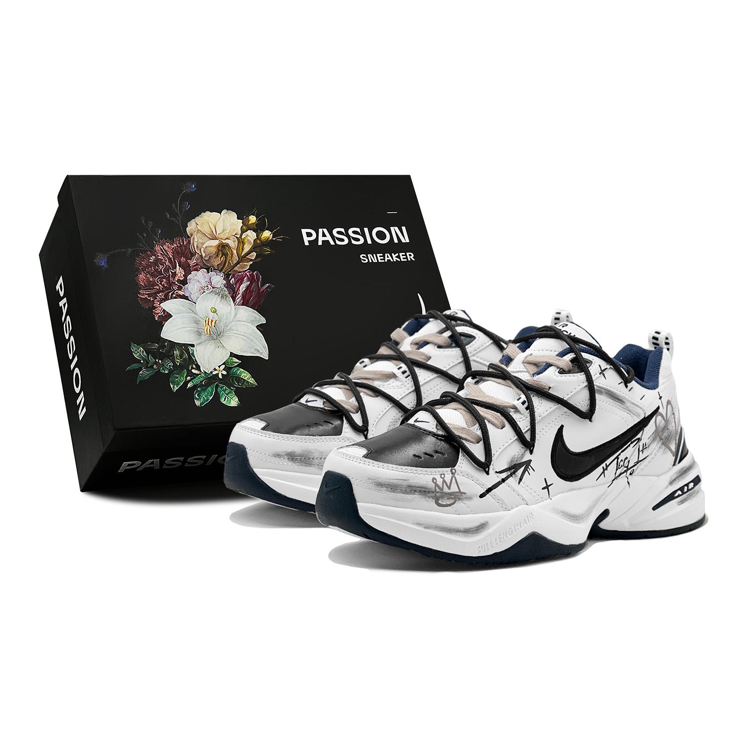 

Nike Air Monarch 4 Breathable Moisture Wicking Coverage Breathable Moisture Wicking Coverage Low top Chunky Sneakers 415445-102(TeamS2-S-BOX) 40