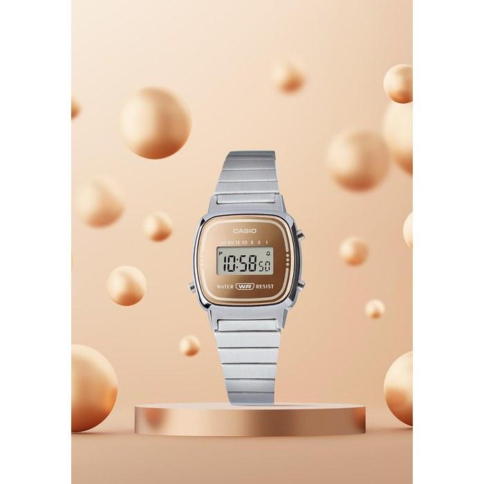 [Casio] Watch Standard LA670WES-4AJF Women's Silver Brown