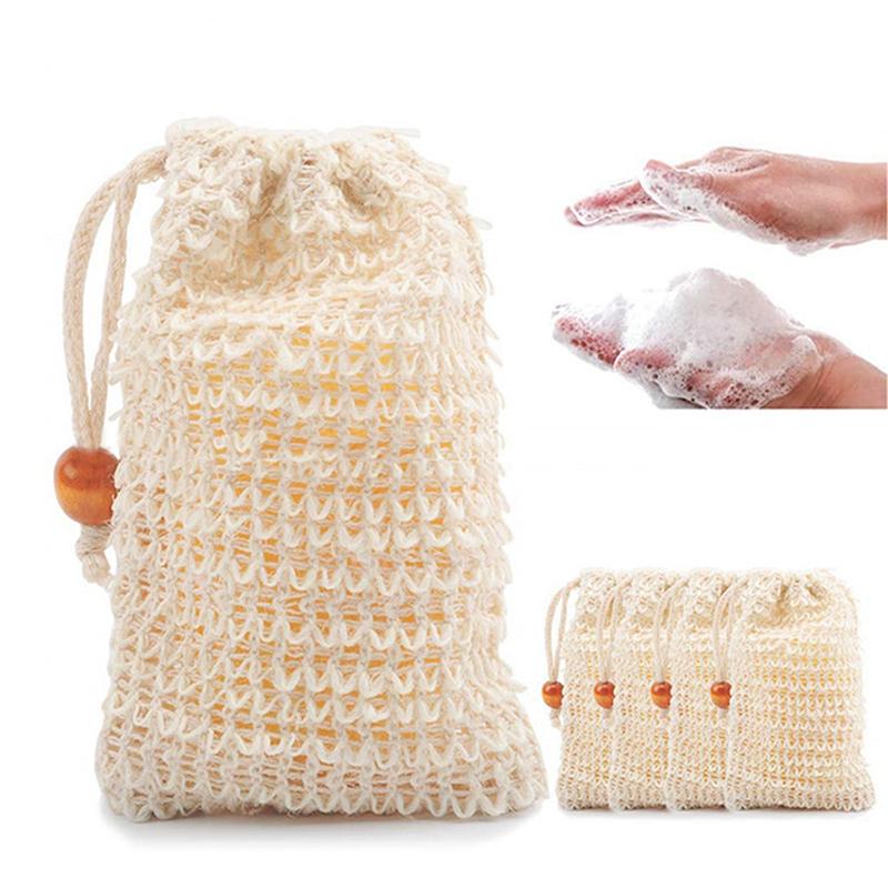 Soap Bar Sisal Soap Bag Shower Bath Sisal Soap Bag Exfoliating Soap Saver Pouch