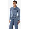 Geacă damă Noisy May Nmdebra L S Denim VI570LB NOOS albastru