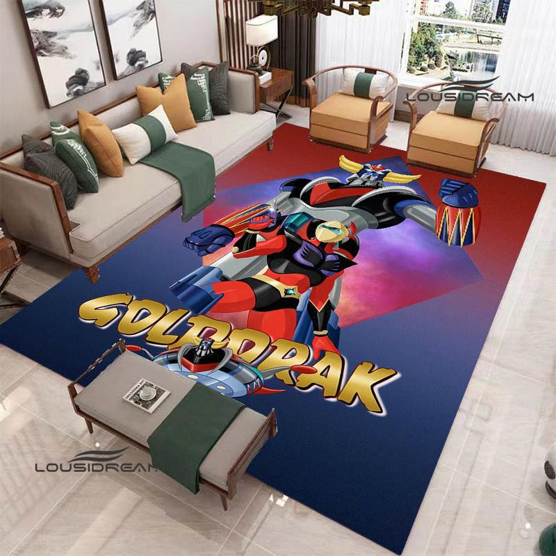 Tapis 3D OVNI ROBO GRENDIZER GOLDORAK Tapis antidérapant Tapis d'extérieur Tapis de zone Tapis de décoration pour la maison la chambre à coucher Tapis pour chambre à coucher Cadeau d'anniversaire