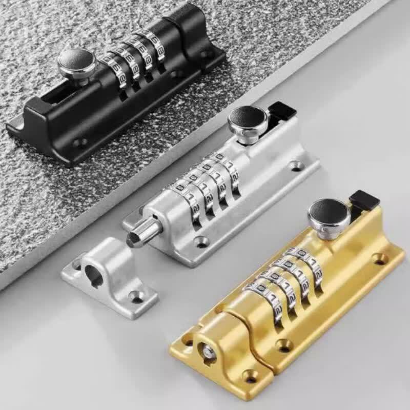 No-Drill Password Bolt Lock