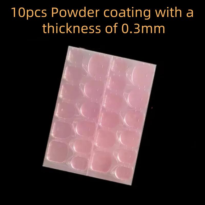 Double Sided Nail Jelly Glue Transparent Fake Nail Art Tape Adhesive Stickers DIY Reusable Nail Accessories