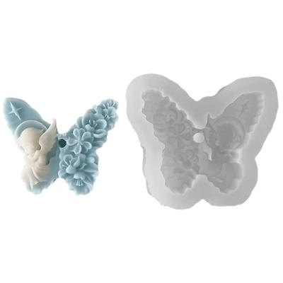 DIY-Silikonform zur Herstellung von Schmetterlings-Aromatherapie-Kerzen Einzigartige Duftkerzen Harzformen für Bastelfreunde
