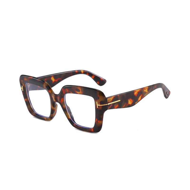 Fashion Square Sunglasses With Uv400 Protection For Trendy Outdoor And Party Wear TortoiseBlueLight