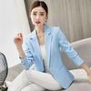 Giacca da lavoro basica da donna, casual, alla moda, slim fit, da lavoro, da donna, di alta qualità