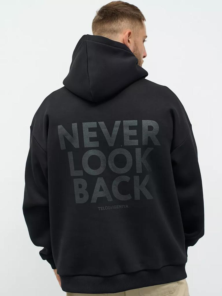 Men's Oversized Printed Hoodie Long Sleeve Casual Fleece Pullover Sweatshirt