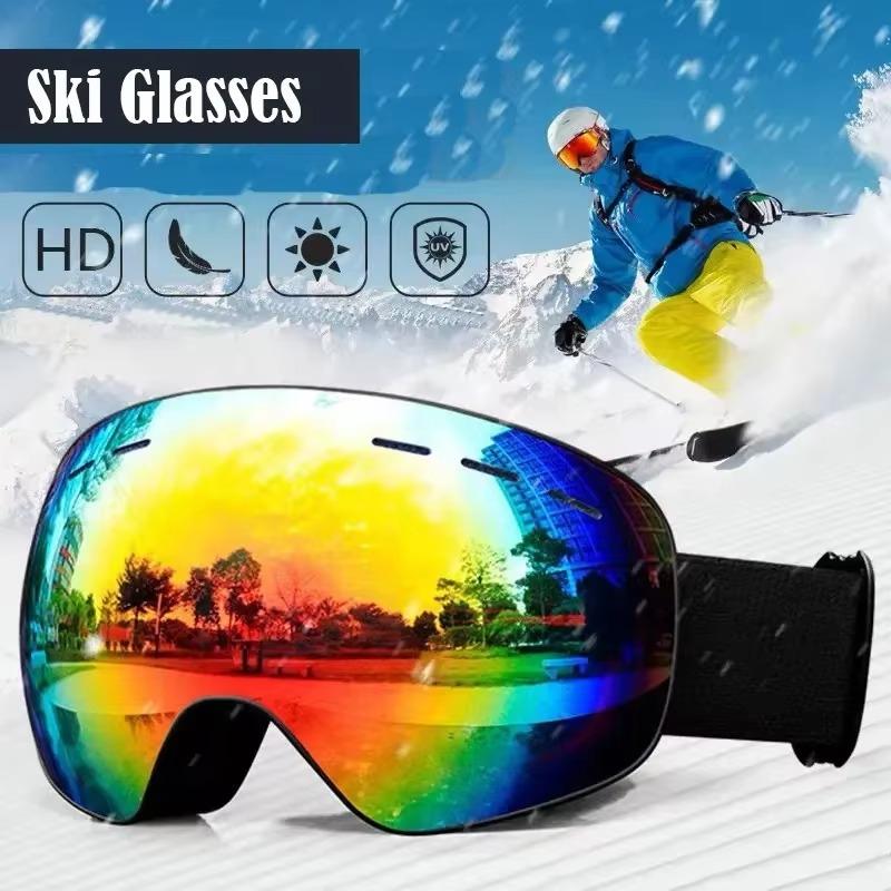 Outdoor Sports Ski Goggles UV Protection Winter Male Female Snow Sports Anti-Fog Eyewear Snowboard Skiing Glasses Snow Sports