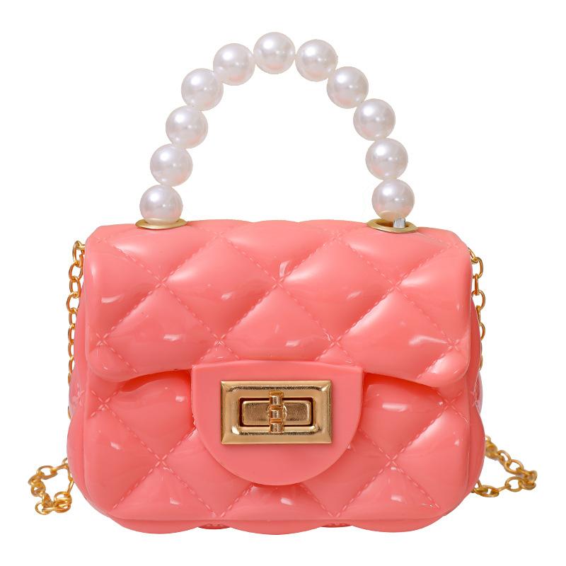 Fashion Kids PU Leather Crossbody Bags Girls Heart Shoulder Bags Children Mini Coin Purses Jelly Bag Kids Handbag Gifts