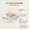 Vintage Light Luxury Handmade Pearl Flower Hair Comb Pin Set Bridal Wedding Party Elegant Accessories